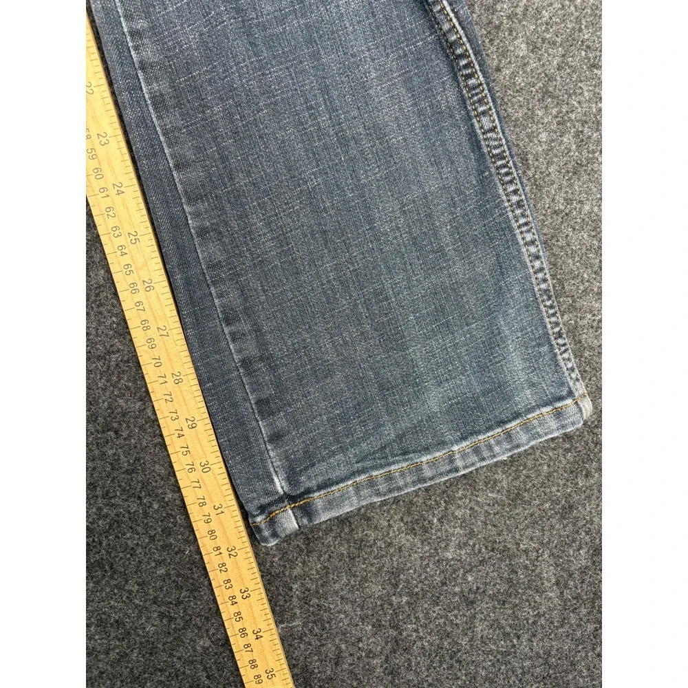 Wrangler Retro Slim Boot Jeans Mens 30x34 Blue Medium Wash Stretch 77MWZDX